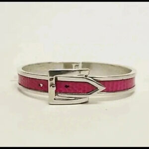 🎉Guess Belt Buckle Bracelet\Cuff In Fuchsia